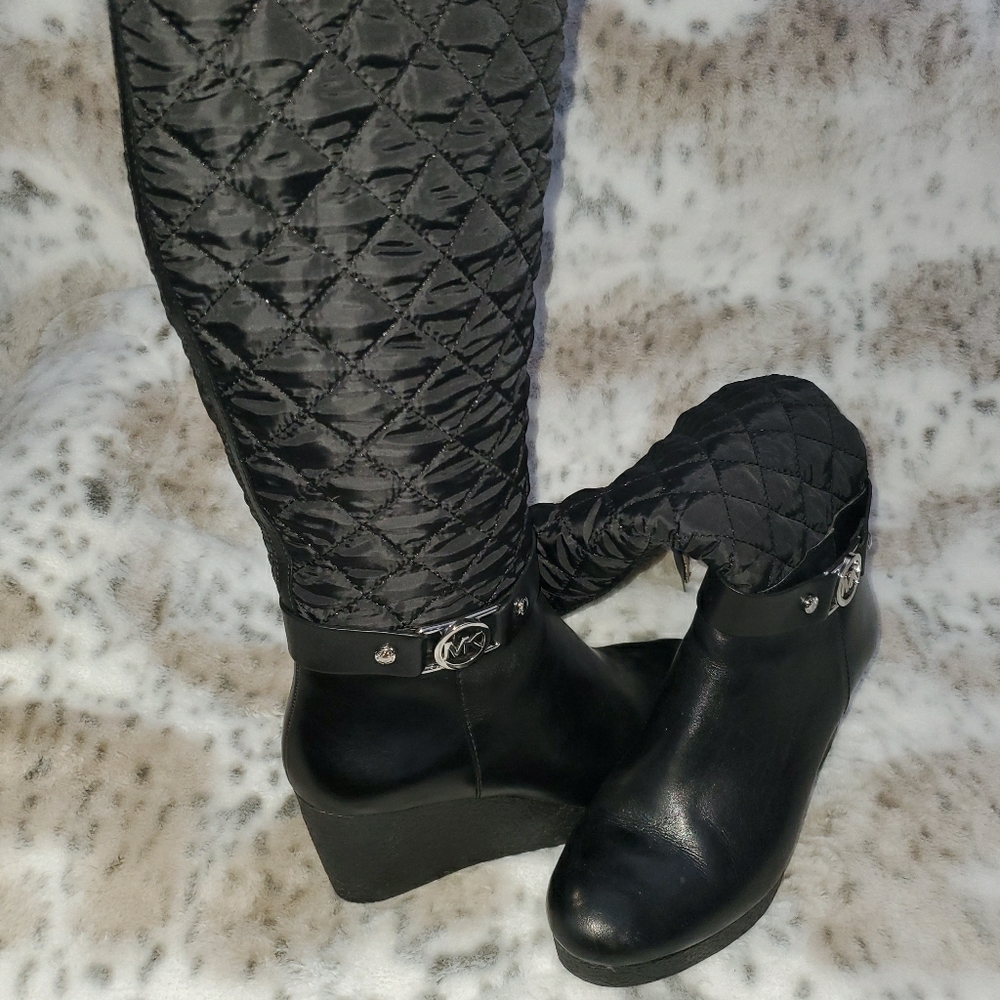 Michael Kors wedged boots
